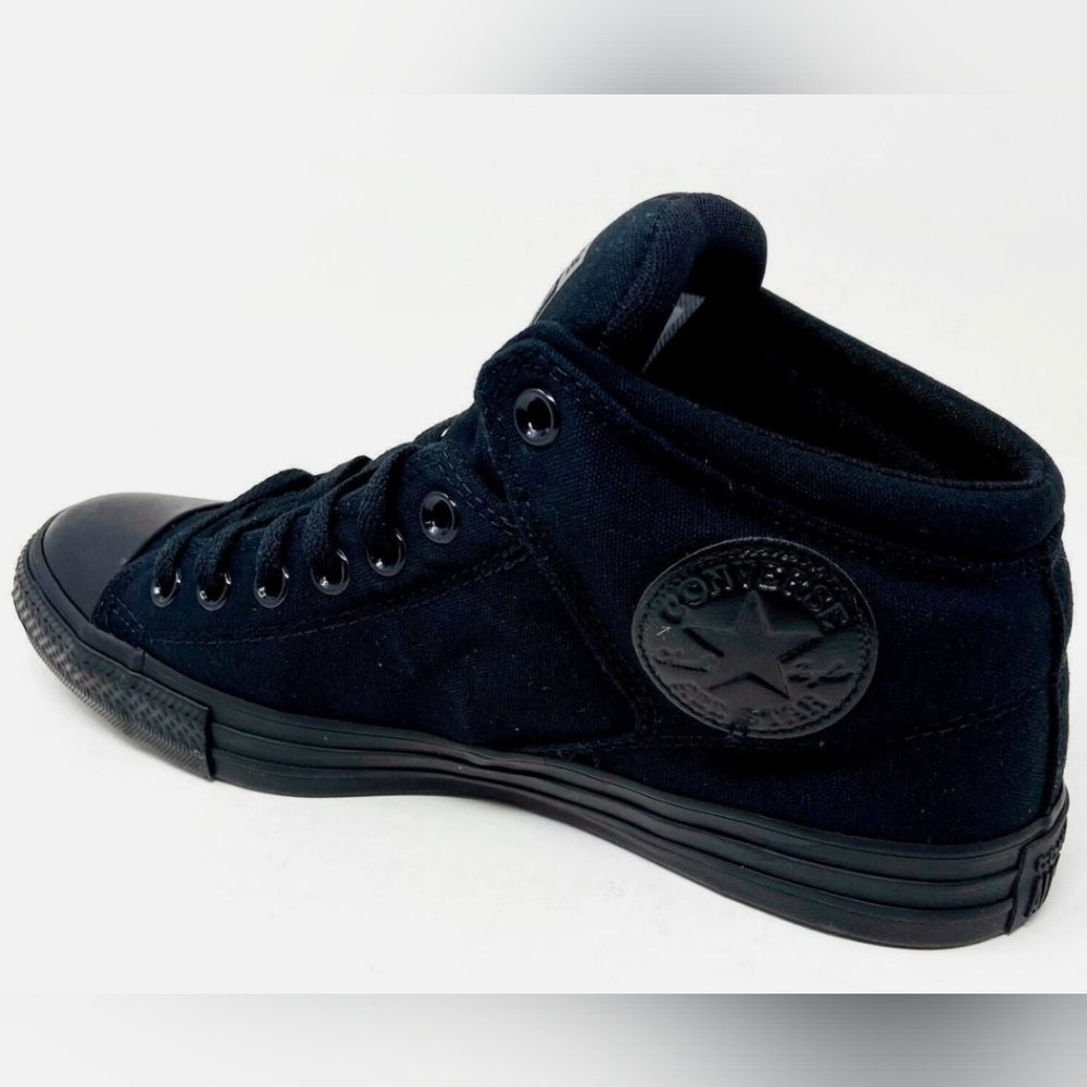 Converse Chuck Taylor High Street Hi 'Triple Black' Sneakers Size M8 W10 N/Box - Picture 5 of 12